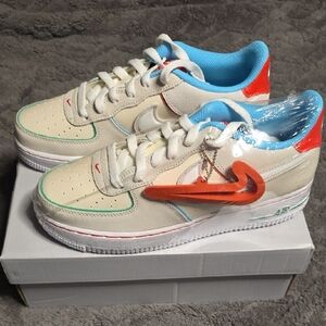 Air Force 1 "Cookie Cutter" Colorful Sneakers with Unique Design